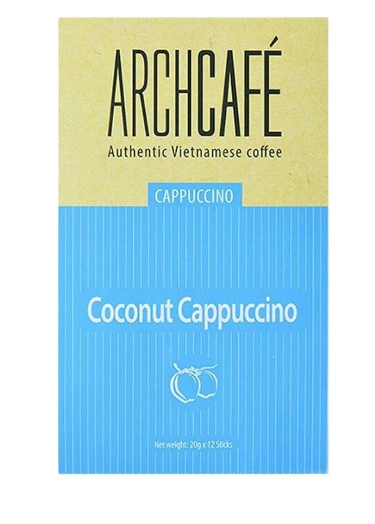 ARCHCAFE- Cà phê capuccino Dừa hộp 12 gói