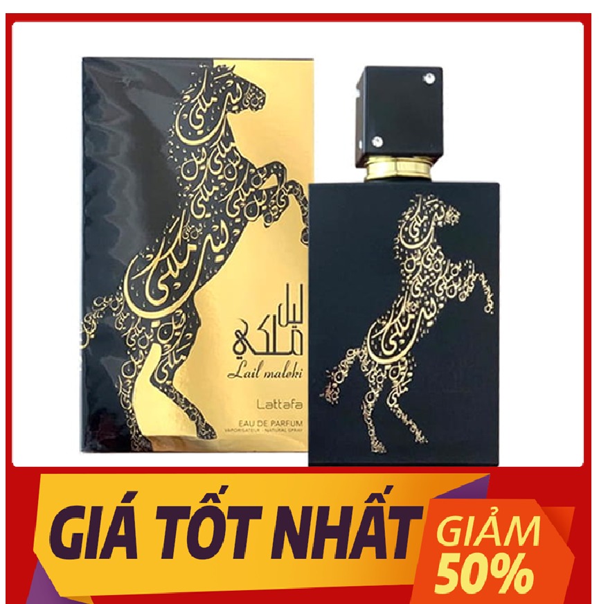 (RẺ VÔ ĐỊCH)Nước hoa  Unisex Lattafa Lail Maleki 100ml