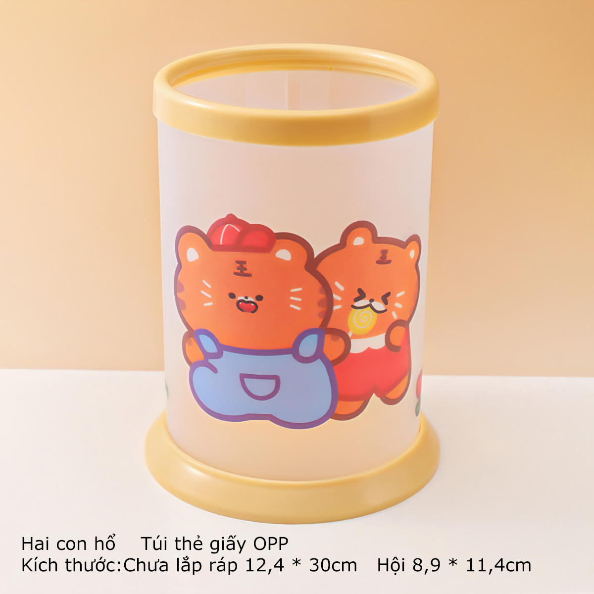 High-quality collapsible colorful desk pen holder
