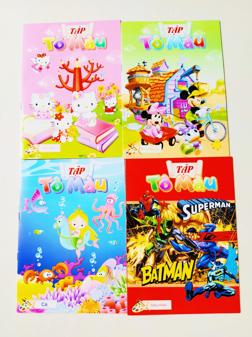 [HCM]Tập tô màu Khổ A5 - Combo Bộ 2 cuốn