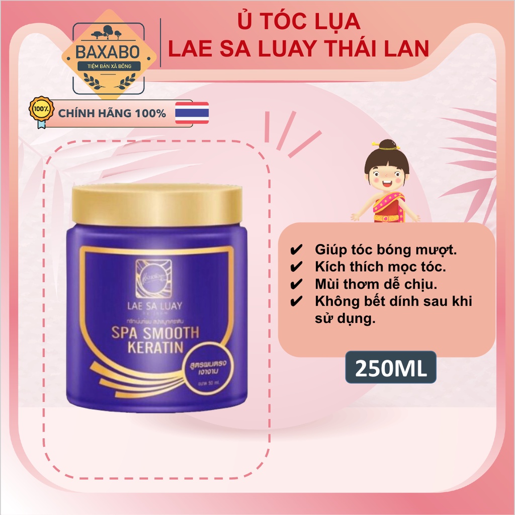 Ủ TÓC LỤA KERATIN LAE SA LUAY THÁI LAN - Ủ TÓC LỤA COLLAGEN NỘI ĐỊA THÁI LAN