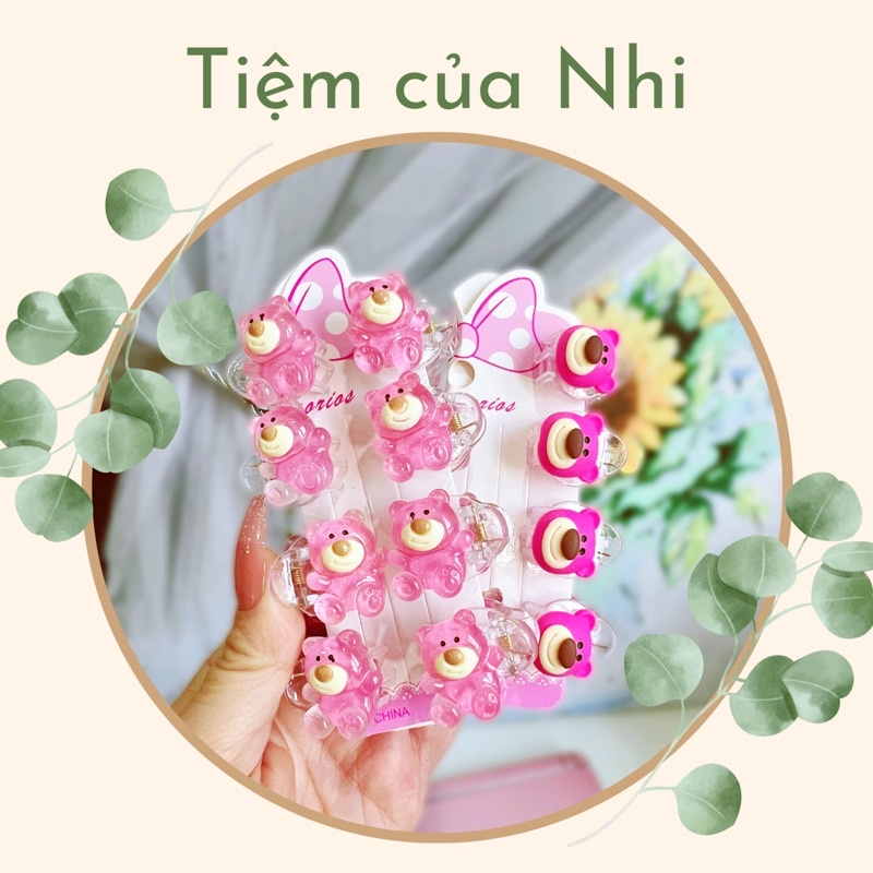 KẸP CÀNG CUA MINI GẤU DÂU LOTSO (GIAO MẪU NGẪU NHIÊN)