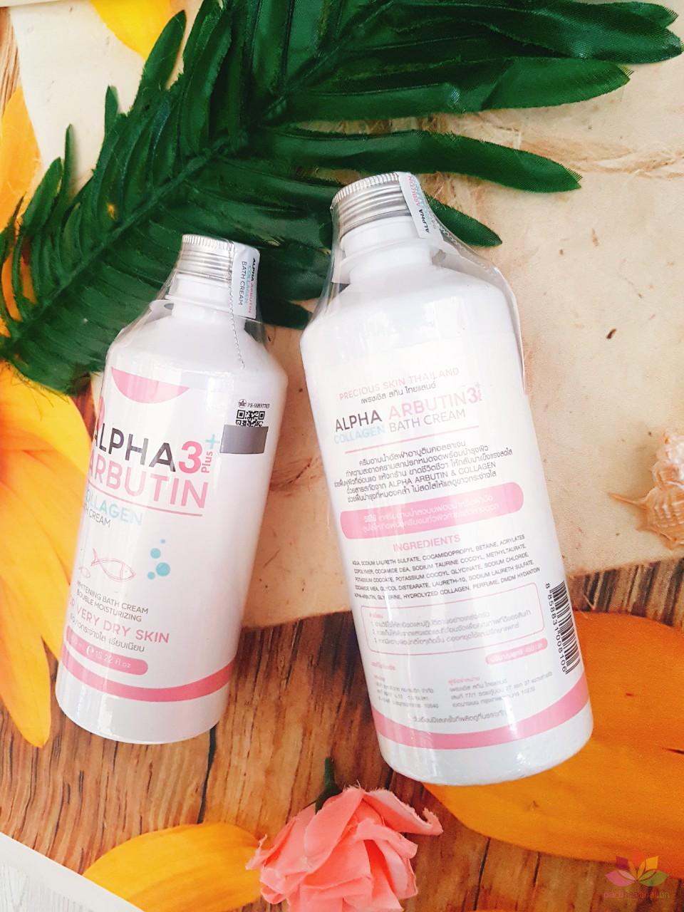 [HCM]Kem tắm Alpha Arbutin 3+ Plus collągen Bath Cream