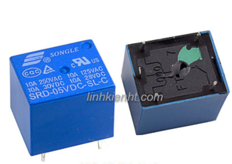 5 con linh kiện rơ le 12v relay 12v
