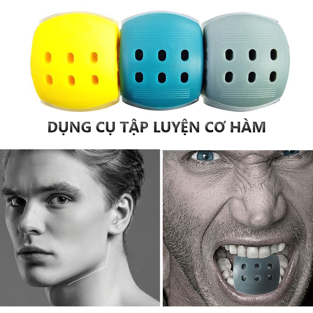 Dụng cụ luyện tập cơ hàm, cơ mặt tạo góc nghiêng