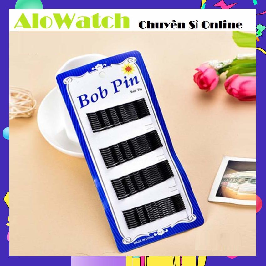 AloWatch - Kẹp tăm đen nguyên set. Set 36 kẹp tăm đen cổ điển, đơn giản
