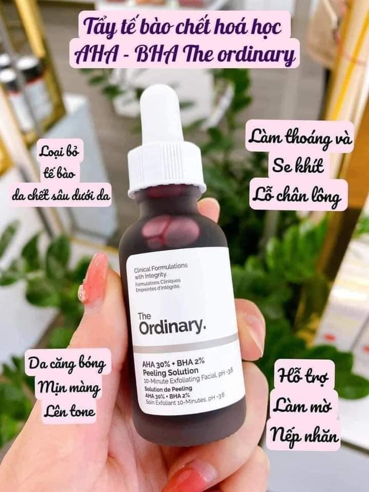 Tinh Chất Peel da The Ordinary AHA 30%+BHA 2% Peeling Solution 30ml