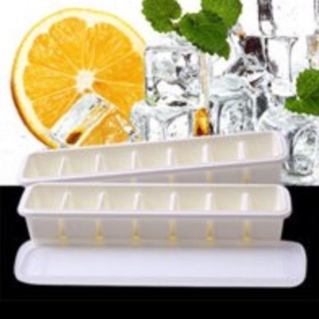 set 2 khay làm đá có nắp