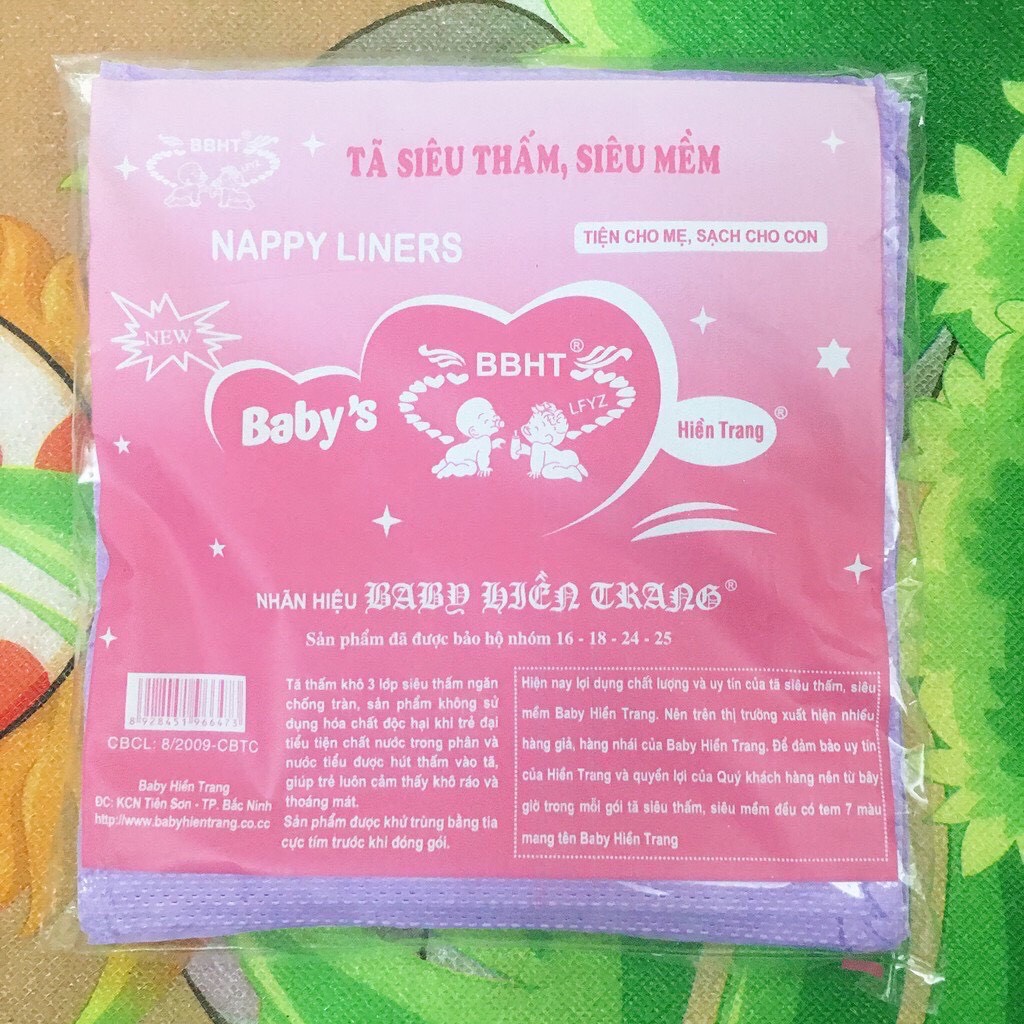 Lót phân xu tím Hiền Trang Bịch Đại (18-20 miếng)