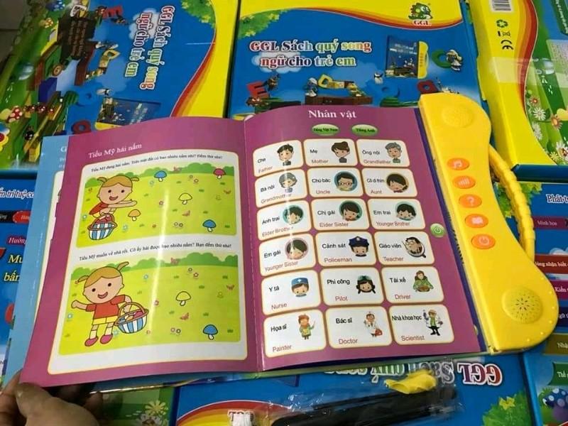 Sách nói điện tử song ngữ,Sách điện tử song ngữ anh việt giúp cho bé học tiếng anh-toán-tiếng việt-Sách điện tử thông minh-HD
