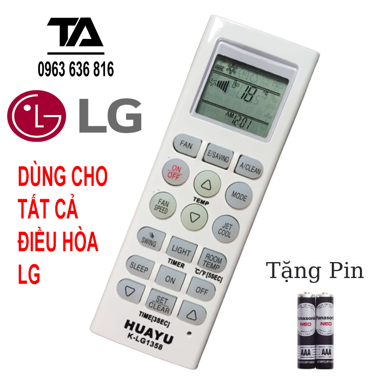 Remote máy lạnh LG ✔ Điều khiển điều hòa LG