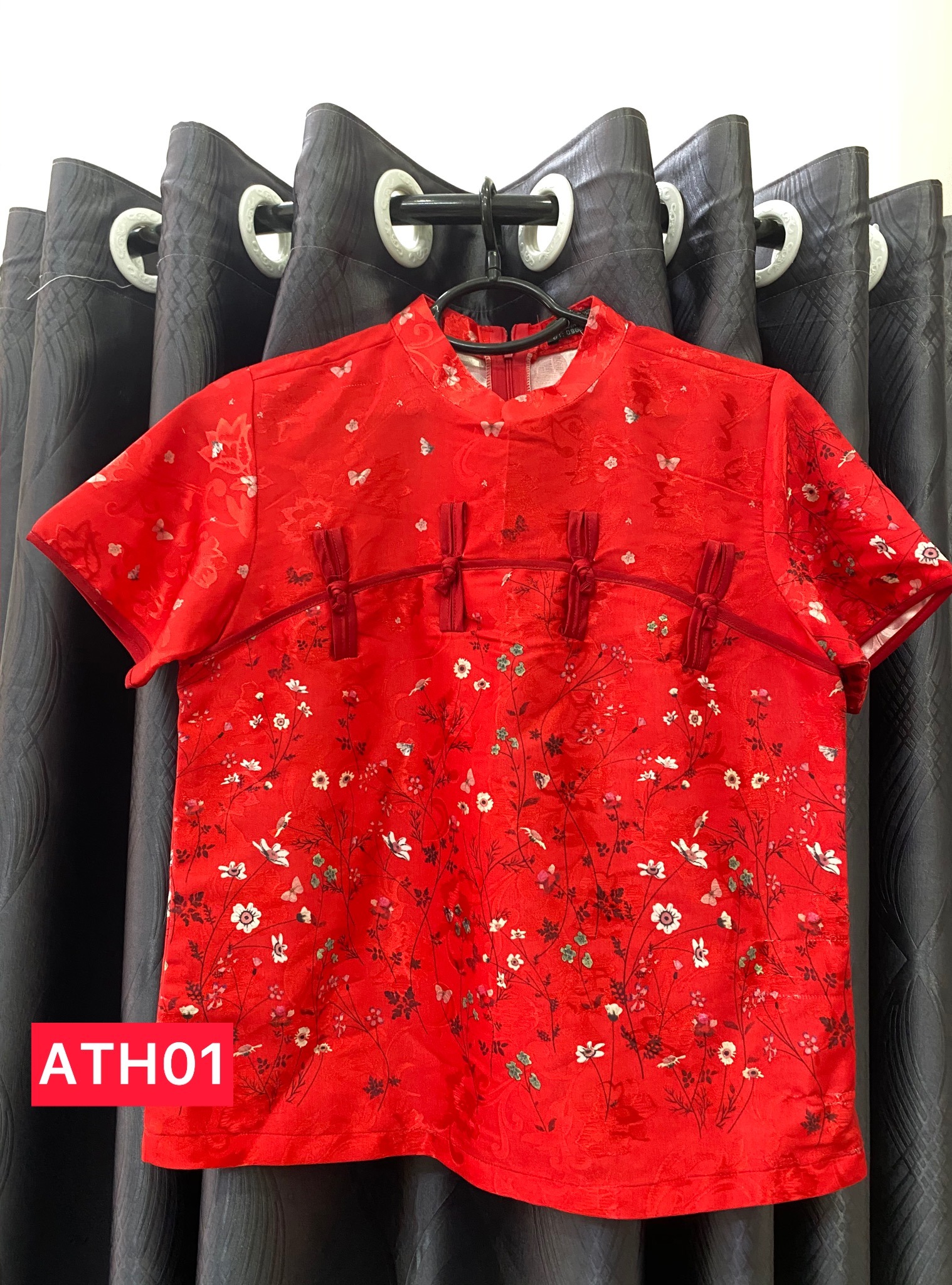 Áo Gấm Cổ Tàu