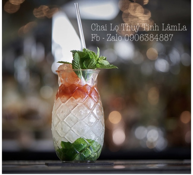 [HCM]Ly Thuỷ Tinh Libbey Trái Thơm 503ml