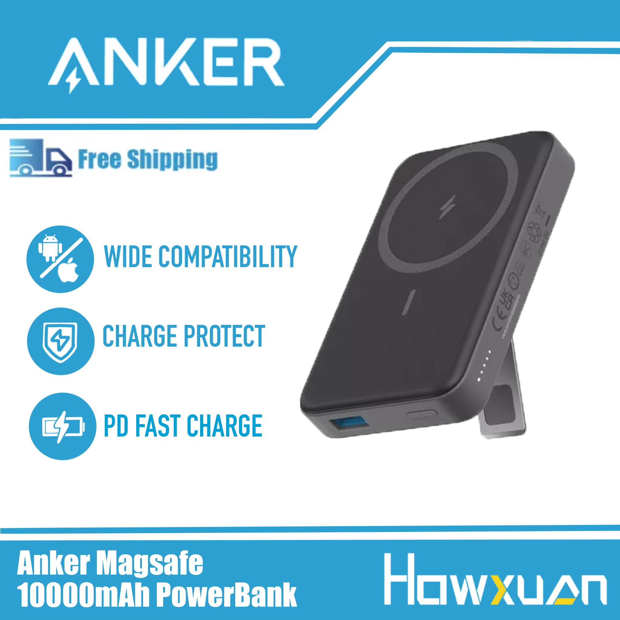 Anker 633 MagSafe Magnetic Wireless Charging 10000 mAh Fast Charging