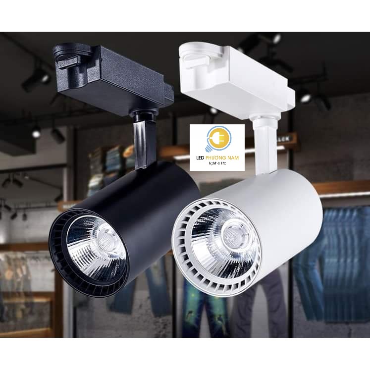 Đèn Rọi Ray COB MINI, COMBO 3 Đèn + 1 Thanh Ray 1m 10w/20w