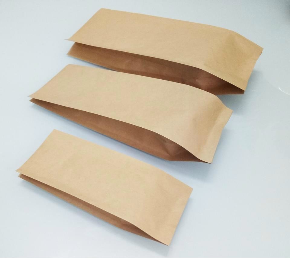 [HCM]1kg túi 4 cạnh kraft