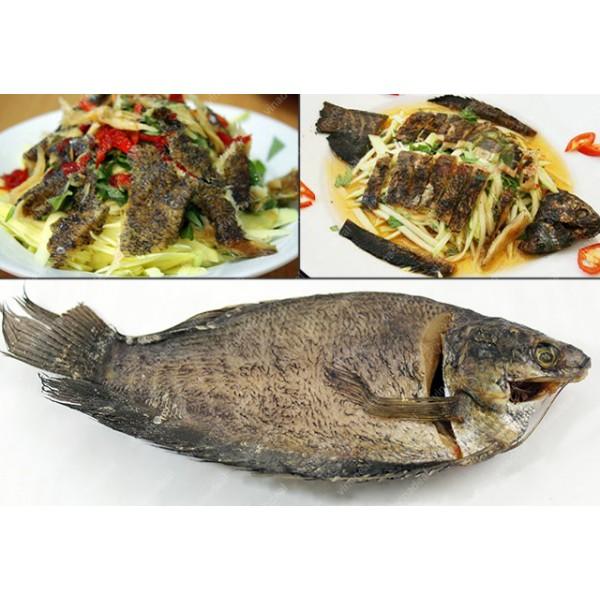 COMBO KHÔ CÁ LÓC VÀ KHÔ CÁ SẶC BỔI 1KG