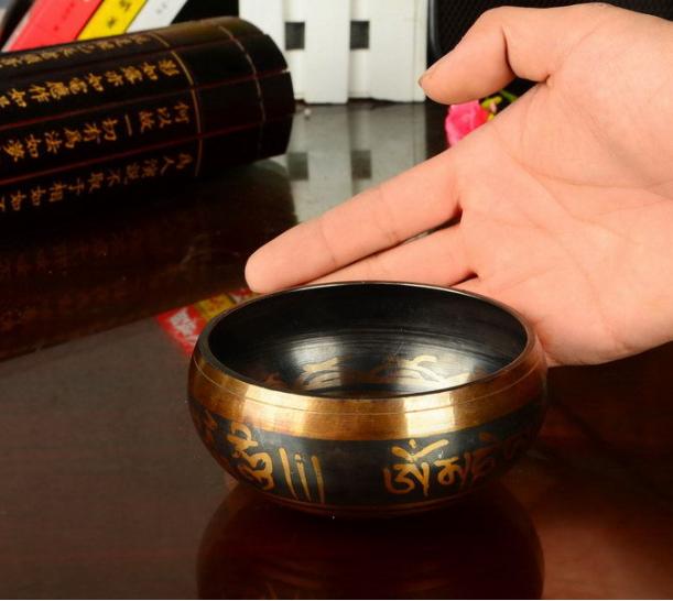 Tibetan rotating Bell 10,5cm rotating meditation bell Bowl