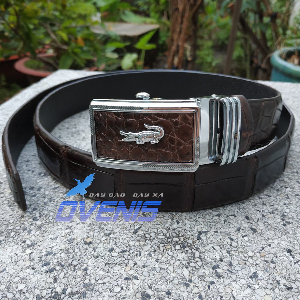 [FREE SHIP] Dây nịt da cá sấu. Da thật đẹp bền đẳng cấp