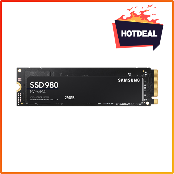 Bảng giá ( NEW 2021 ) SSD Samsung 980 PCIe NVMe V-NAND M.2 2280 250GB MZ-V8V250BW Tốc độ đọc: 2900 MB/s Tốc độ ghi: 1300 MB/s Phong Vũ