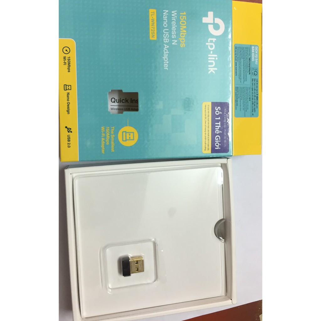 Usb thu wifi TP Link Nano Chuẩn Tốc Độ 150Mbps