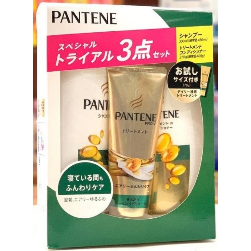 Set 3 bộ dầu gội xả Pantene Nhật Bản (Gội, xả, ủ)