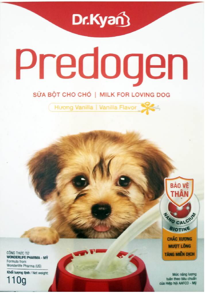 [HCM]Sữa Bột Cho Chó Predogen Dr.Kyan Hộp 110G