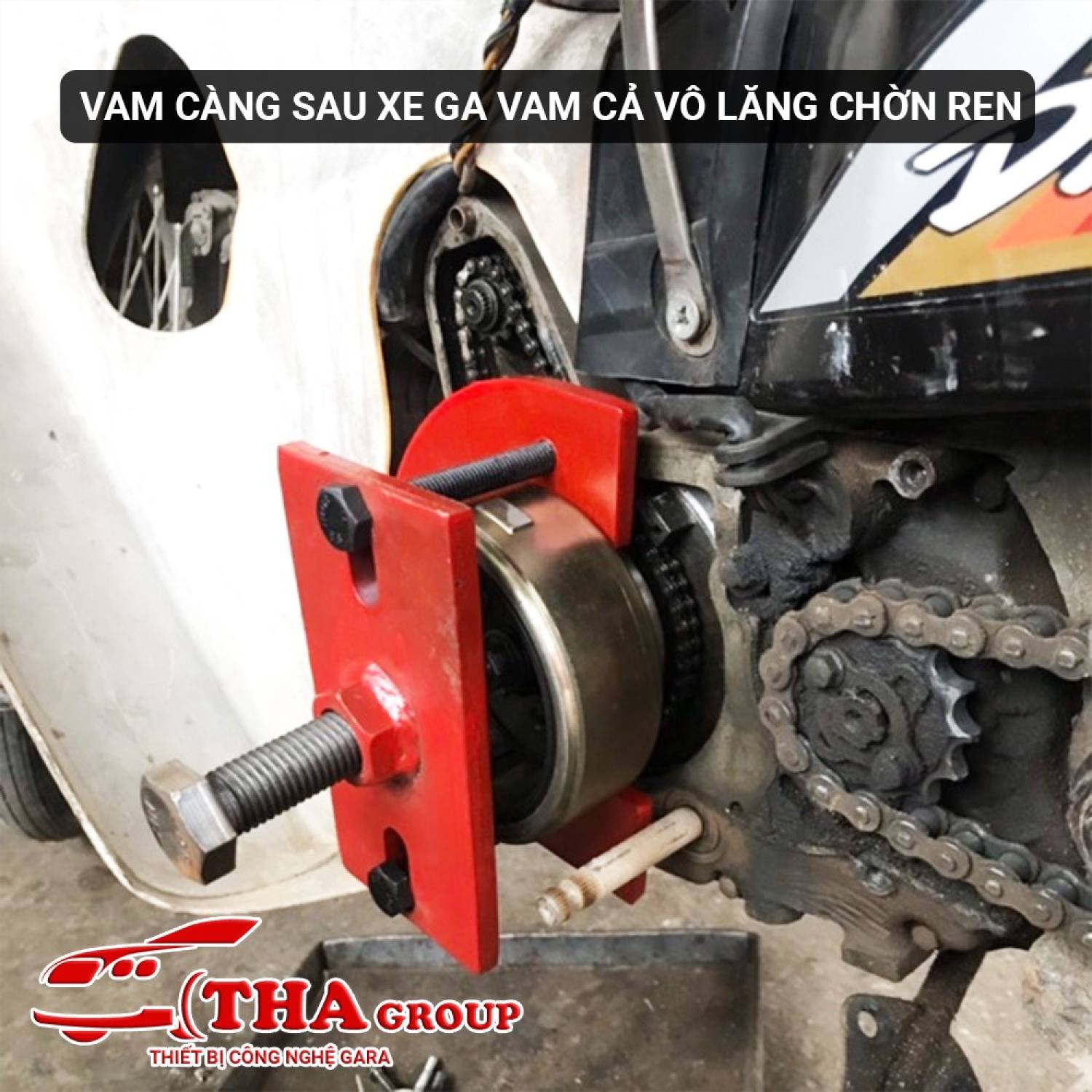 Vam càng sau xe ga vam cả vô lăng khi chờn ren