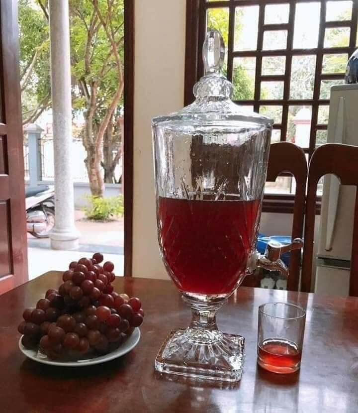 bình pha lê 5 lít có vòi