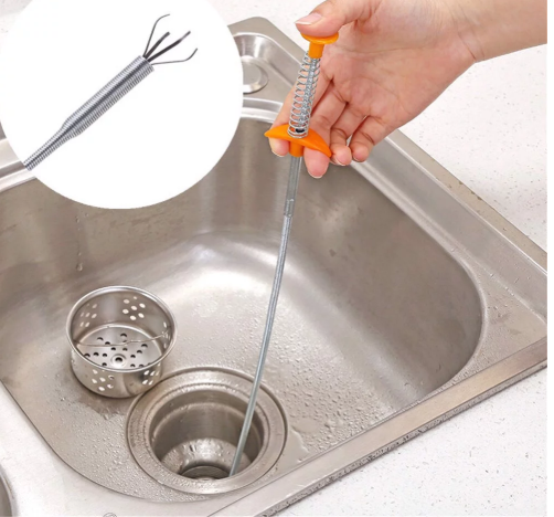 DỤNG CỤ MÓC RÁC CỐNG RÃNH ĐƯỜNG ỐNG LAVABO BỒN RỬA CHÉN -CÂY GẮP RÁC NHỎ THÔNG TẮC CỐNG RÃNH CÂY MÓC RÁC GẮP TÓC NHÀ TẮM NHÀ VỆ SINH BỒN RỬA CHÉN SIÊU NHANH SIÊU SẠCH