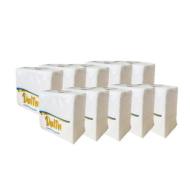 KHĂN GIẤY LỤA CAO CẤP DALIN GÓI VUÔNG NHỎ
