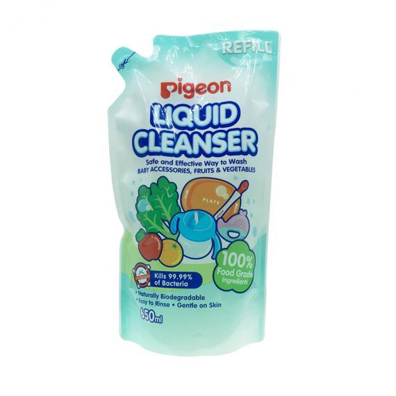 Nước rửa bình sữa bình sữa pigeon 650ml dạng túi