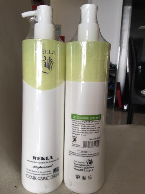 Dầu gội phục hồi tóc hư tổn Wekla Shampoo 780ml