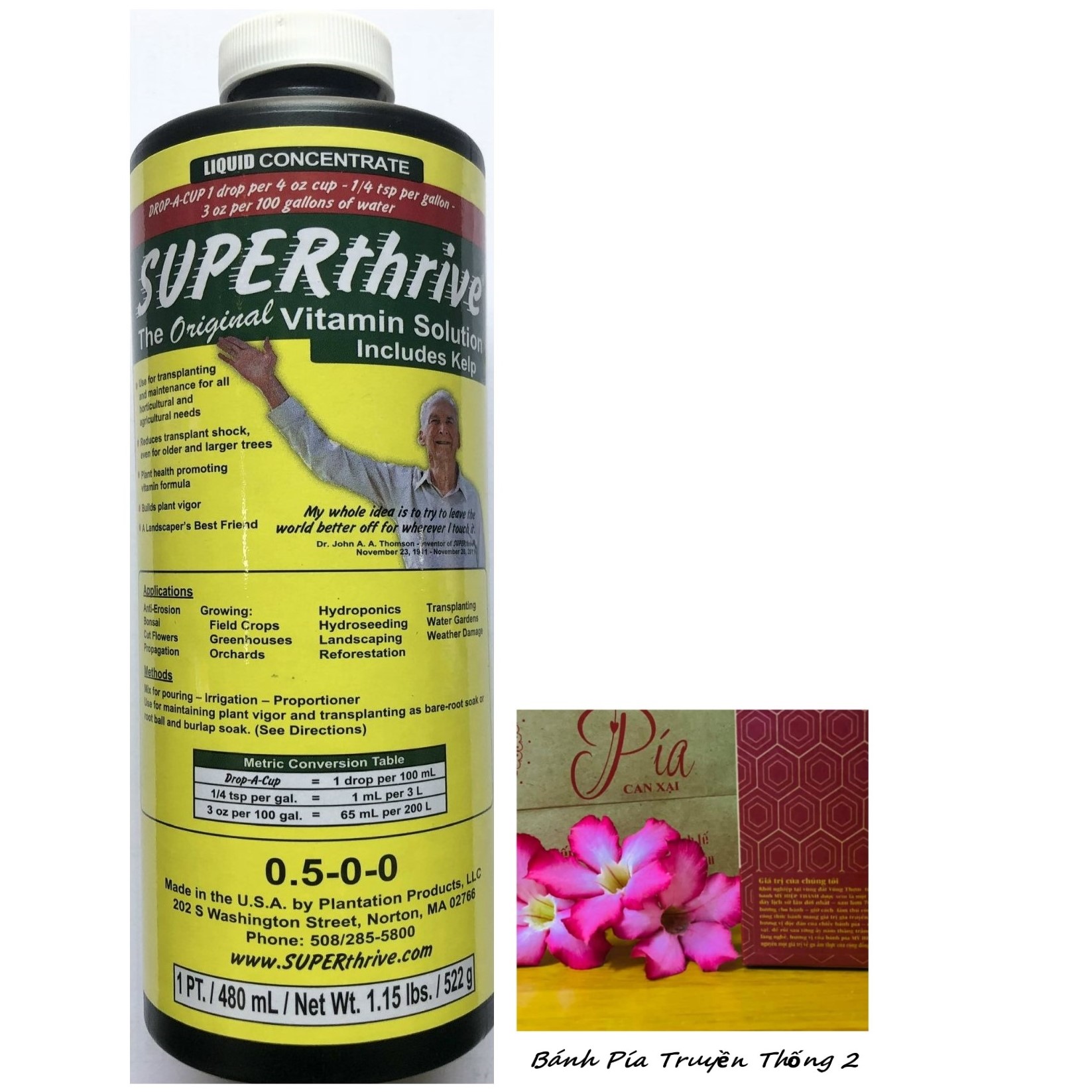 Phân bón bổ sung hoocmon, kích rễ, chồi super thrive - #565a# 480ml