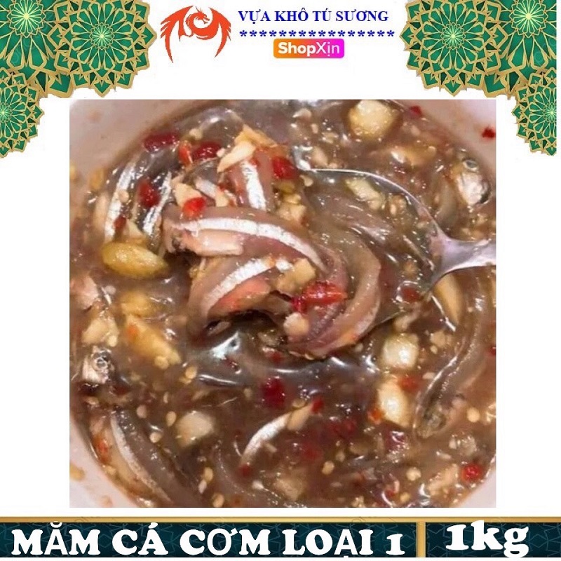 Mắm cá cơm cà mau hủ 1kg thơm - sạch đặc sản tú sương