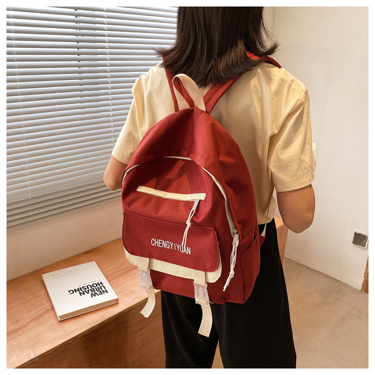 Balo Ulzzang nam nữ vải xịn chống nước nhiều ngăn tiện dụng có ngăn đựng laptop đi học đi chơi