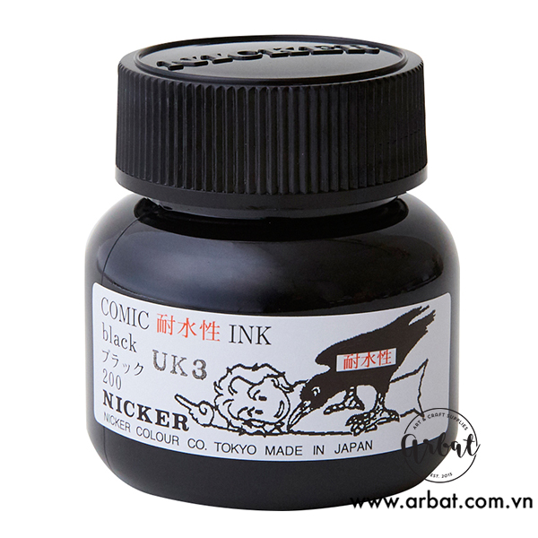 Mực vẽ manga kháng nước Nicker