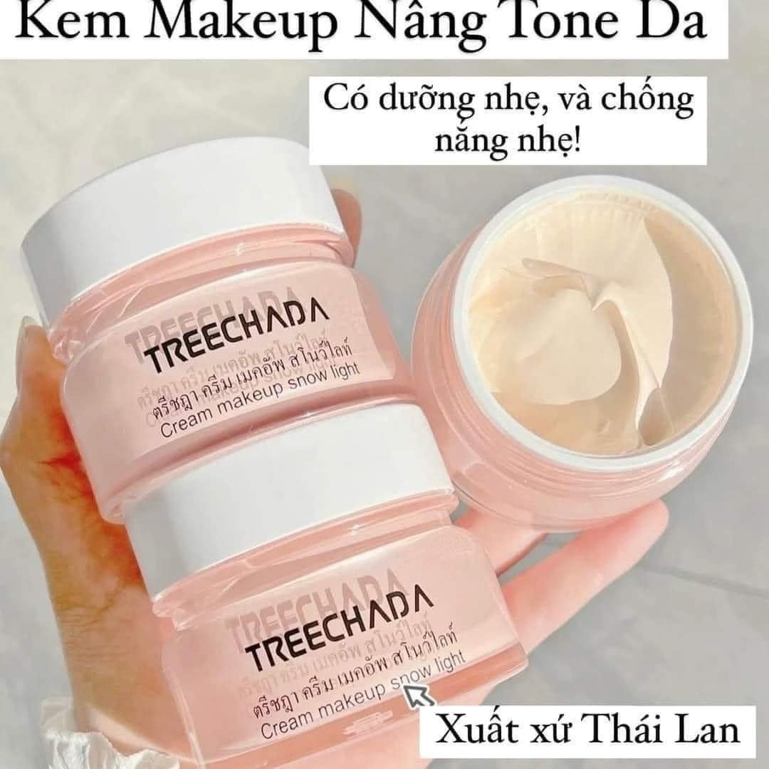 KEM LƯỜI TREECHADA THÁI LAN MAKE UP NÂNG TONE