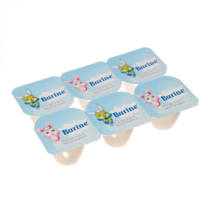 Cháo Sữa Burine Đủ Vị Vani, Bích Quy, Pudding [Lốc 6 hộp x50g [Date 07/2024]