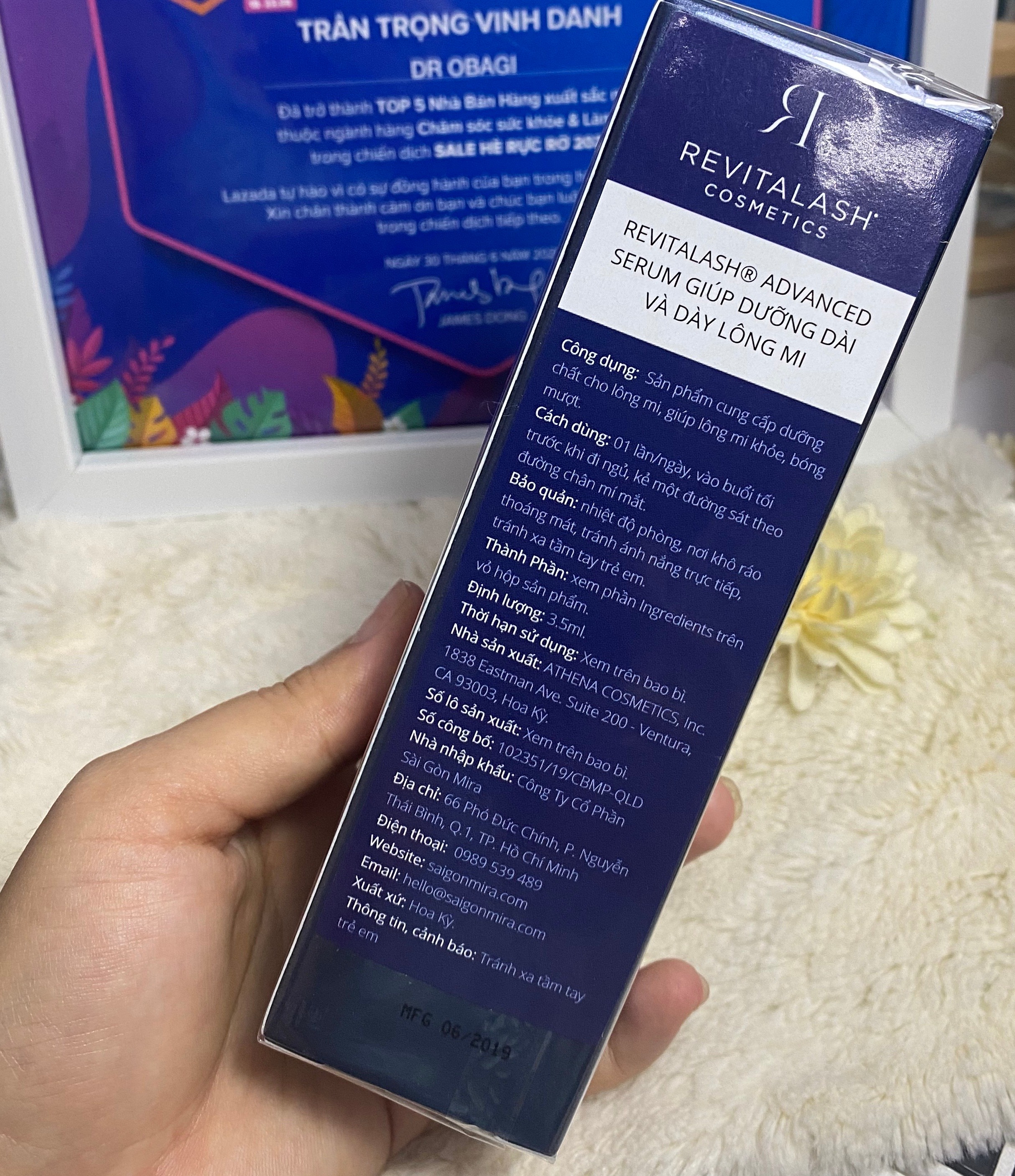 [HCM]REVITALASH ADVANCED EYELASH Se rum dưỡng dài mi mẫu mới