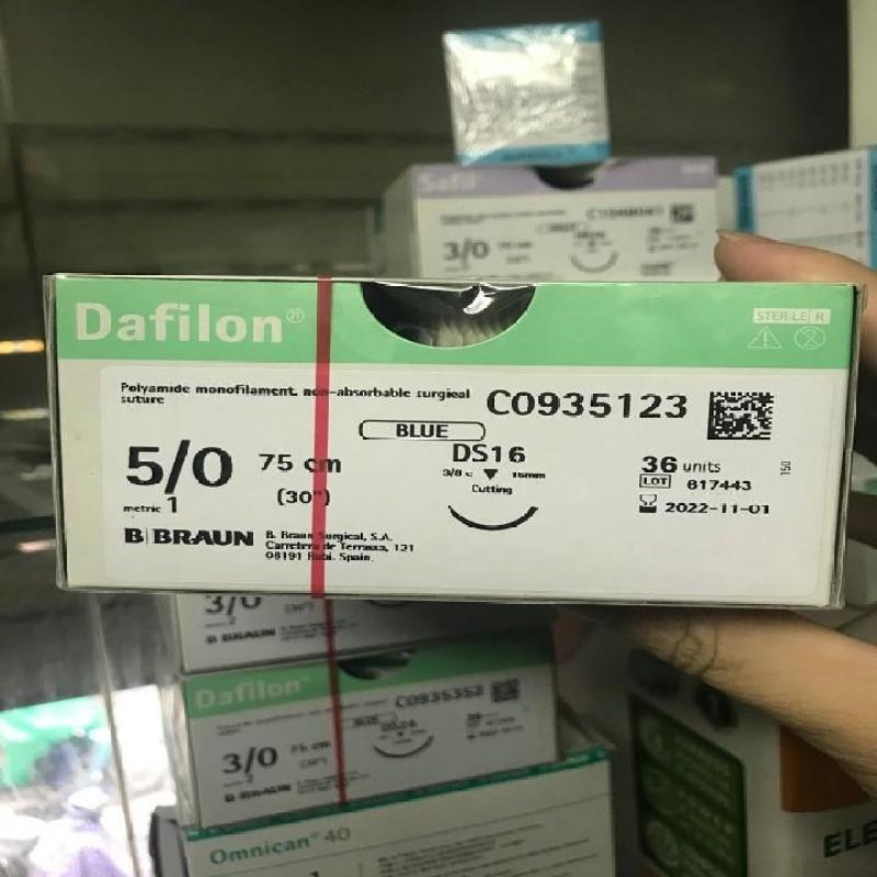 Chỉ khâu vết thương DAFILON kích cỡ các loại [Y TẾ ĐỨC ANH] nhập khẩu