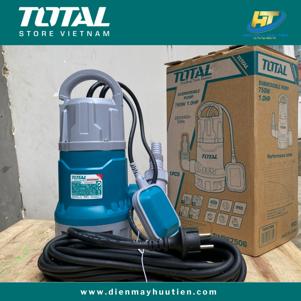 Máy bơm chìm chất thải Total TWP87506