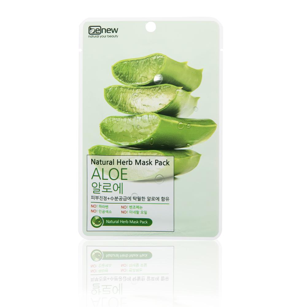 BỘ 10 MIẾNG ĐẮP MẶT NẠ BENEW NATURAL HERB MASK PACK - ALOE