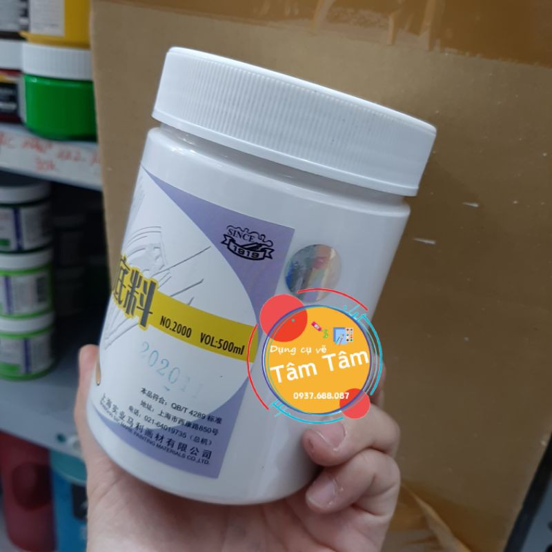 Hồ toan Gesso, Gesso Mairies 500ml-Dụng cụ vẽ Tâm Tâm