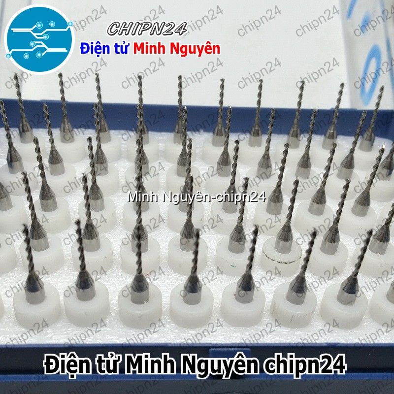 [2 cây] Mũi khoan mạch in CNC 1.0mm (Mạch điện tử, PCB)