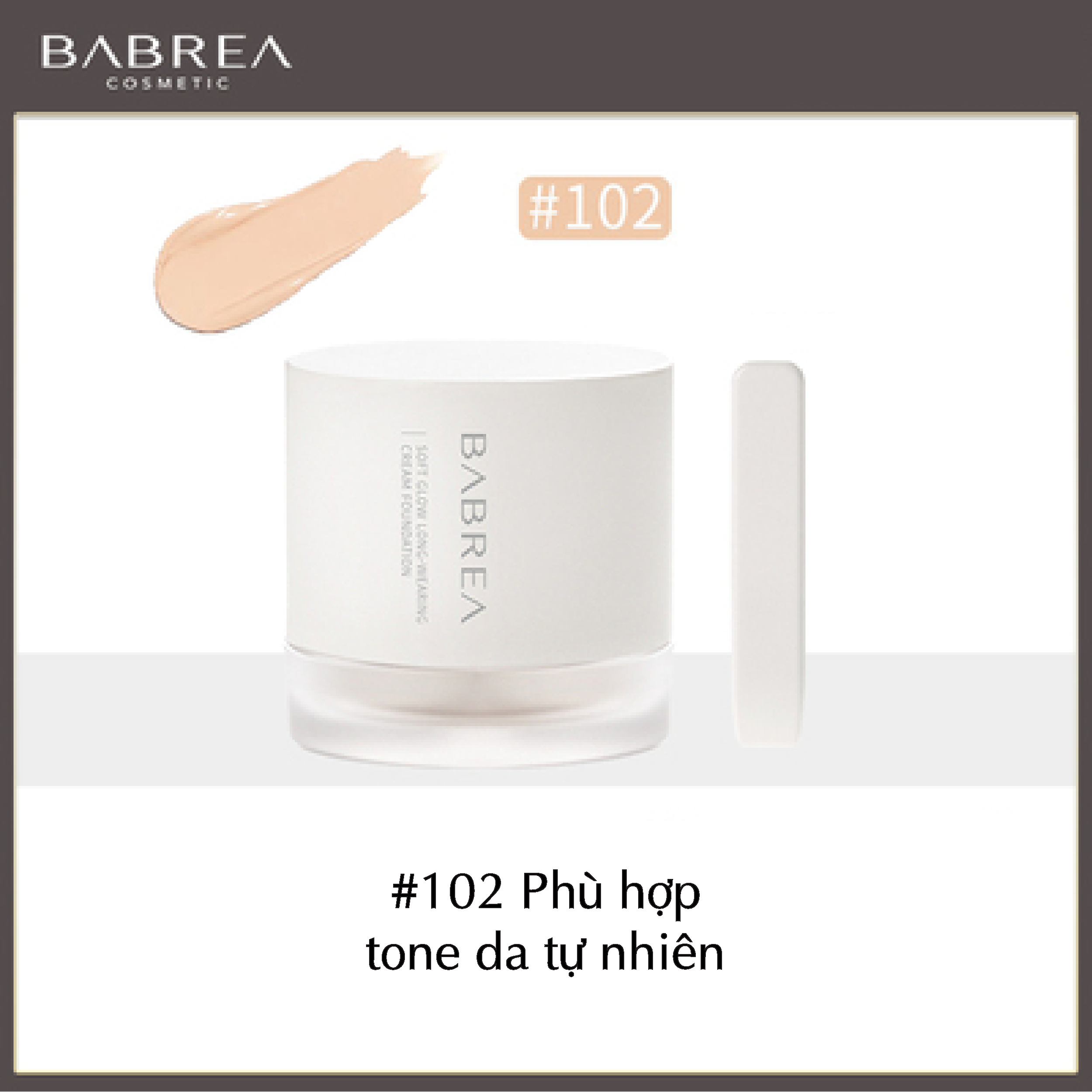 BABREA – Kem nền che khuyết điểm lâu trôi
