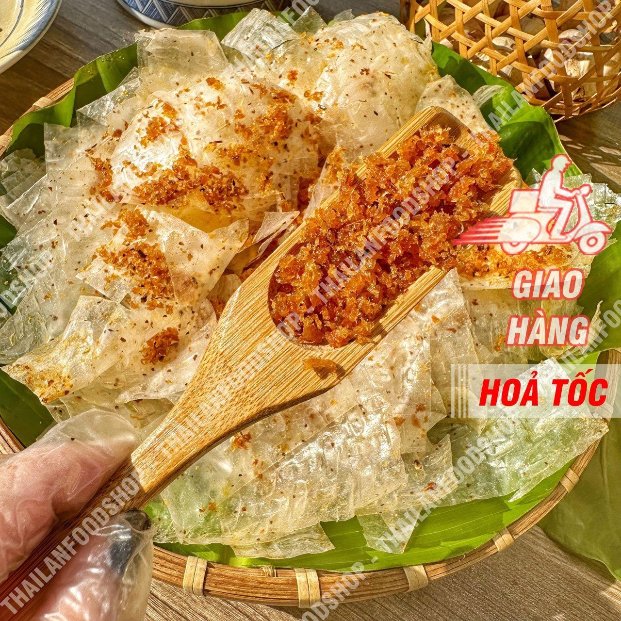 Bánh Tráng Tôm Cháy (100% tôm) Hộp 340gr - 360gr