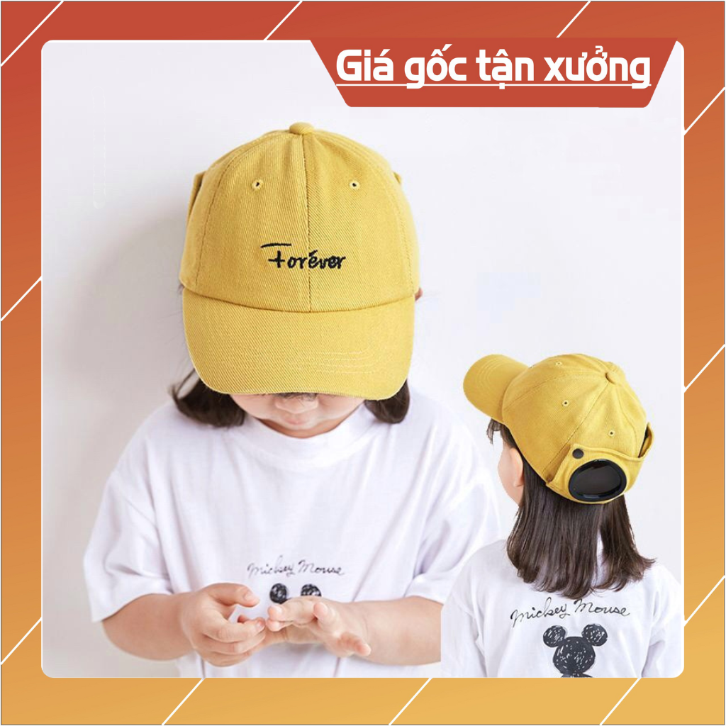 Mũ lưỡi trai kiểu dáng phi công cho bé trai