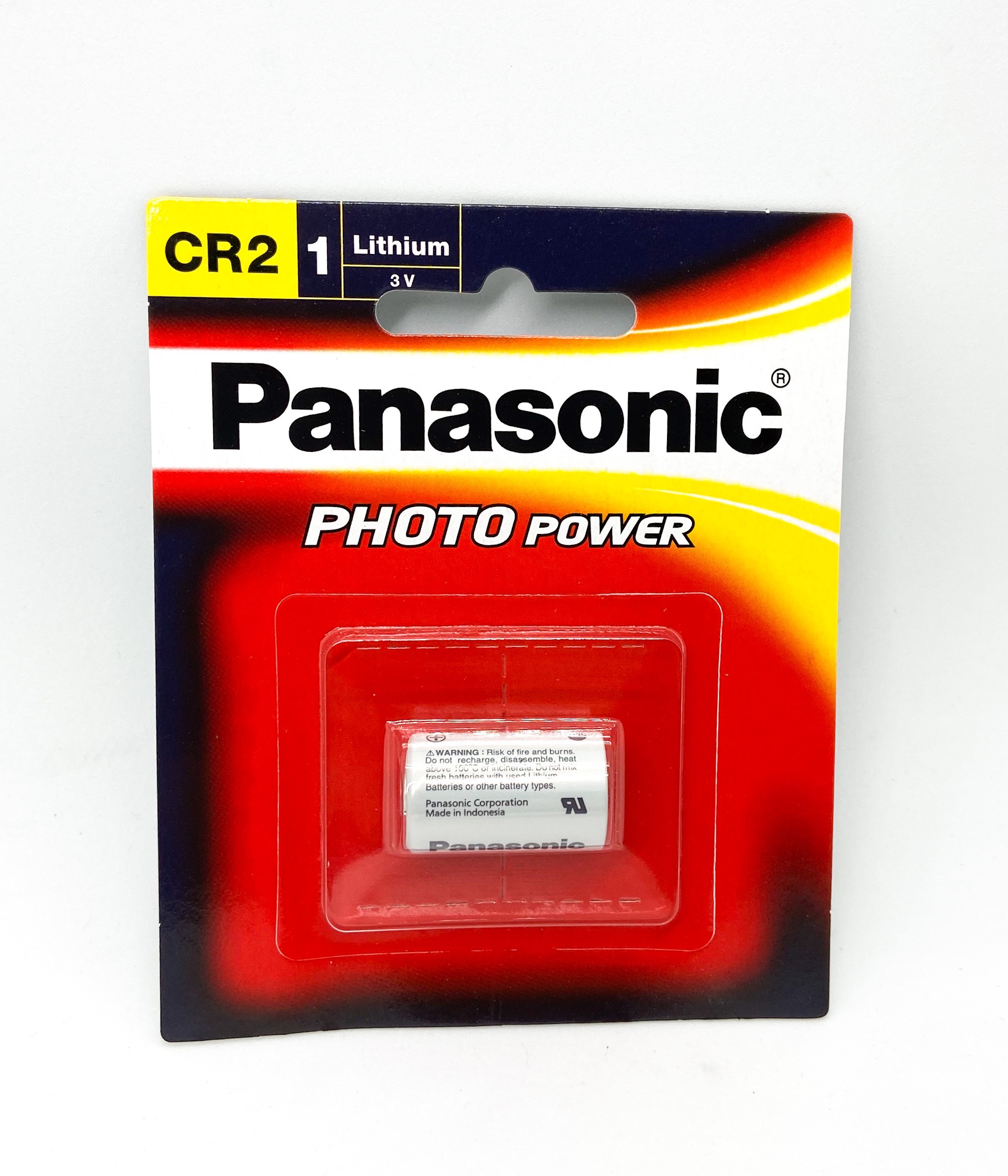 Pin CR2 Panasonic Lithium 3V made in Indonesia