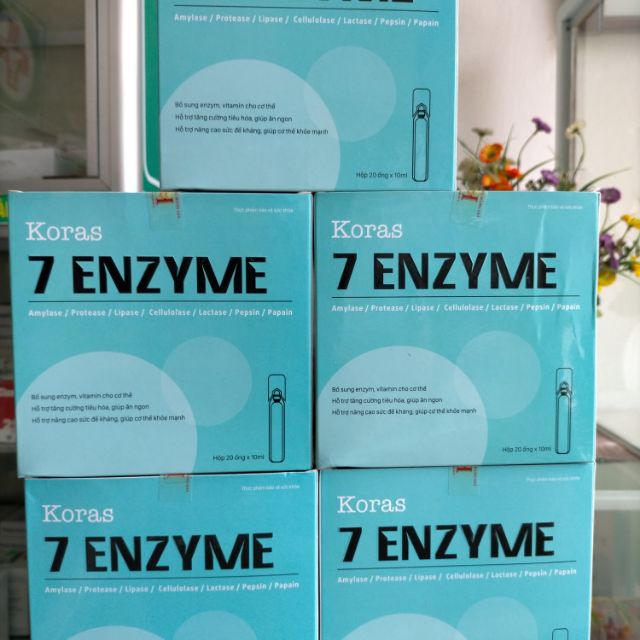 7 Enzyme Koras - Hỗ trợ bổ sung enzym, vitamin cho trẻ nhỏ (20 ống ...